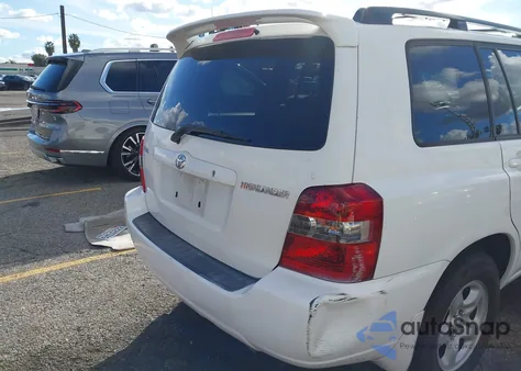 2007 Toyota Highlander из США, поврежденный, VIN JTEDD21A670162519